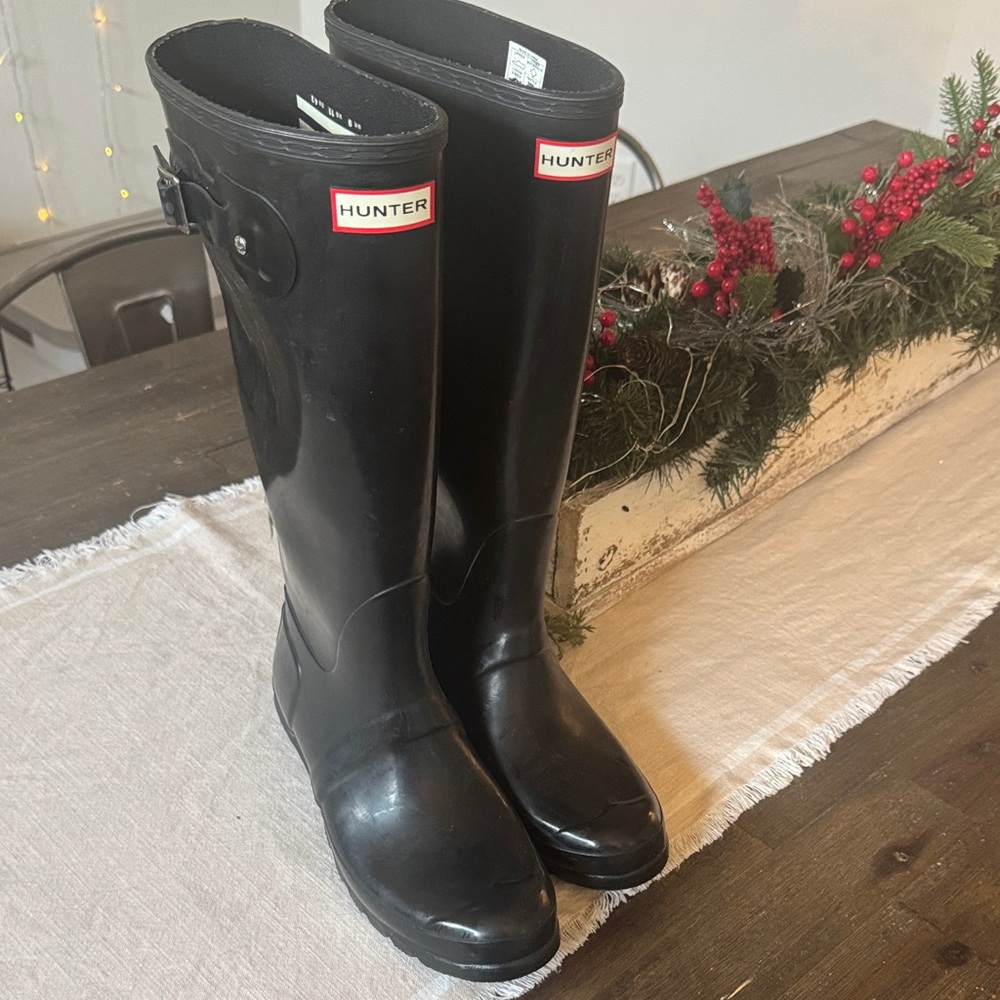 Hunter Classic Black Waterproof Boots